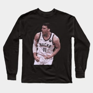 Brook Lopez Vector Art. Long Sleeve T-Shirt